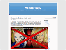 Tablet Screenshot of monitorduty.com